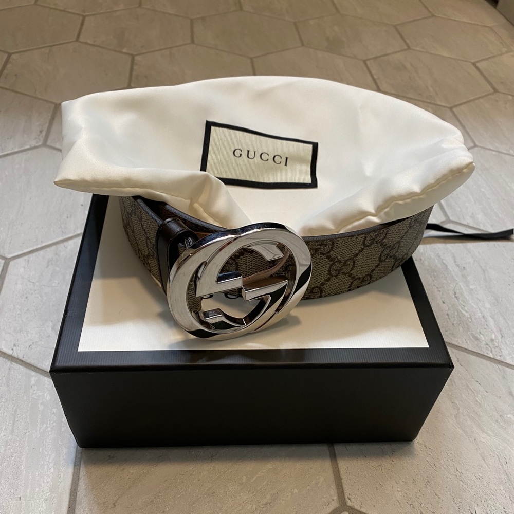 GG Supreme belt with G buckle